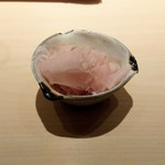 鮨 唐島 - 卵かけご飯に削りたての鰹節
