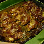 村山 - 牡蠣の牛肉巻き（味噌たれ）