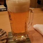 ゆるり家 - ビール 540円
