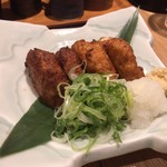 備長炭火焼鳥たまるや 三宮駅前店 - 自家製さつま揚げ ¥500+tax