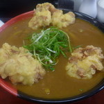 極楽うどん TKU - 鶏天カレーうどん　910円