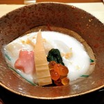 ひらまつ - 前菜（蕪のムース）