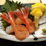 ひらまつ - 向付（甘海老）