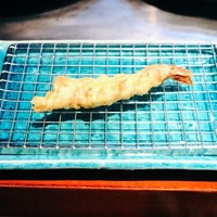 天ぷら 川辰 - 海老❗.+:｡ ヾ(◎´∀｀◎)ﾉ ｡:+.