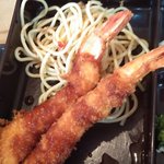 麻路地 - エビフライ　なかなか良いエビ使ってます。