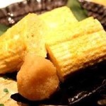 Kiku-chan's loving egg rolls in dashi soup