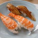 美幸寿司 - 海老とアナゴ