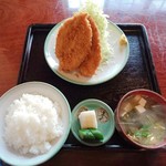 食事処高松 - 鶏ささみかつランチ 864円(税込)