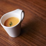 INSIGNIA - 季節で替わるお通しの一口スープ