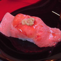 神戸牛 大地 - 神戸牛ステーキ寿司 NEGA Prime Kobe beef 特上 大トロ 1,600円