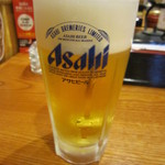 こんごう庵 - 生ビールはアサヒ