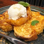鉄板焼 ふじいさん - 『フレンチトースト』･･･軽やかな味でかなりのお気に入り♪