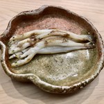 日本橋蛎殻町 すぎた - 白魚の酒盗焼き