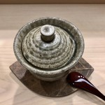 日本橋蛎殻町 すぎた - このわたの茶碗蒸し