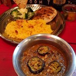 チャイカフェ バガヴァッド - 茄子ビーフキーマカレー