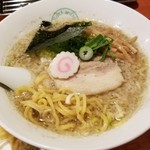 麺屋 六感堂 - 手もみ中華そば（ちょい濃背脂煮干バージョン）