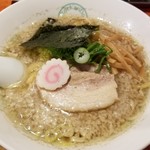 麺屋 六感堂 - 手もみ中華そば（ちょい濃背脂煮干バージョン）