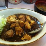 カレーショップ 酒井屋 - チキンカレー＆味噌汁