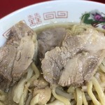 ラーメン二郎 - 小、野菜少なめ、脂マシ