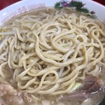 ラーメン二郎 - 小、野菜少なめ、脂マシ