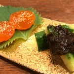 季節料理 薗 - 卵黄味噌漬