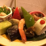季節料理 薗 - お通し ドアップ