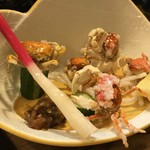 季節料理 薗 - 沢蟹素揚げ