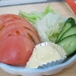 おばこや - トマトサラダ(200円)　11.09.11.