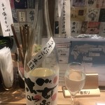 米と葡萄-SAKE&WINE-あとり酒店 - 桜吹雪　特別純米　うすにごり生