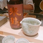 五反田鮨 SUSHI TOKYO 81 - ビールをチェイサーに日本酒