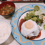 ビストロ上方 - ハンバーグランチ