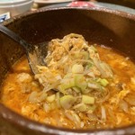 焼肉ホルモン ブンゴ - 具沢山ユッケジャンスープ