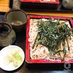 きそば 柏屋 - ざる蕎麦　海苔一杯♪