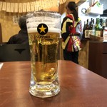 Kabuki Komatsuza - 生ビールはサッポロ