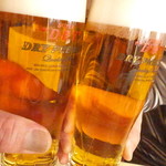 四川料理 桃源郷 - 生ビールでカンパ～♪【２０１７年３月】