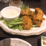 はかた野菜巻き串 きばくもん - 油淋鶏とタルタルソース