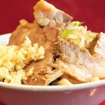 ラーメン二郎 - ラーメン小＋ニンニク多め