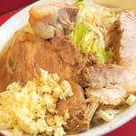 ラーメン二郎 - ラーメン小＋ニンニク多め