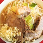 ラーメン二郎 - ラーメン小＋ニンニク多め