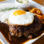 carib cafe - ハンバーグ