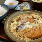 Sobadokoro Sarashina - かつ煮定食