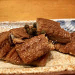 八珍 - 穴子の蒲焼き。絶妙…これだけあれば一生呑める