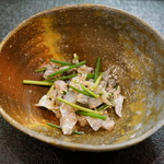 鮨松榮 - 白甘鯛 皮湯引き