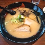 ラーメン一代元 - 三段バラ叉焼麺