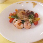 四川料理 桃源郷 - ２０１８温色健美ランチ　２１００円（税込）塩麹チャーシューと海鮮サラダ【２０１８年２月】