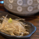 味ごよみ宮田 - 2019.3 お通し（400円）白魚お造り