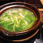 山龢 - 鍋物(蛤、鯛の子、帆立など)