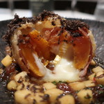 グランド ダイア - 小麦粉をビールで溶いて揚げたもの(中身)