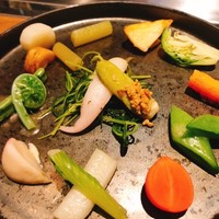 くずし鉄板 あばぐら 恵比寿店 - １４種の野菜達