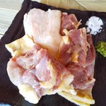 ろばたやき山ろく - 地鶏塩